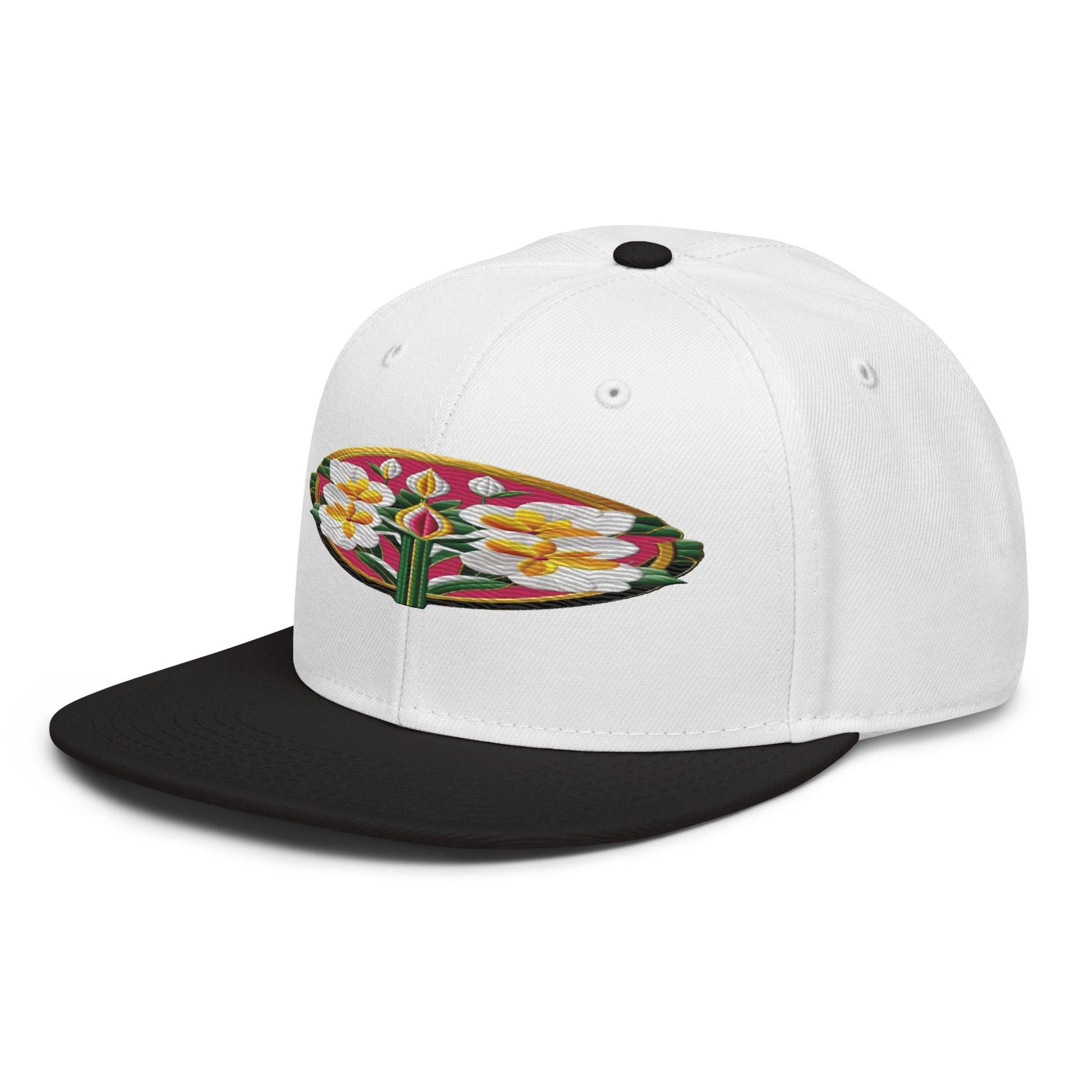 Embrace Nature's Beauty with the Realistic Flower Altarpiece Snapback Hat - Dhalfashionistt