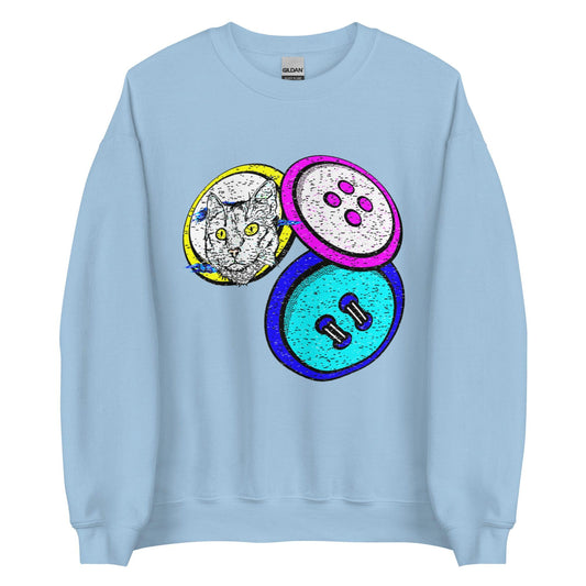 Explore the Nature's Beauty Embodied: Artistic Cat Colors Oversized Unisex Sweatshirt, - Dhalfashionistt