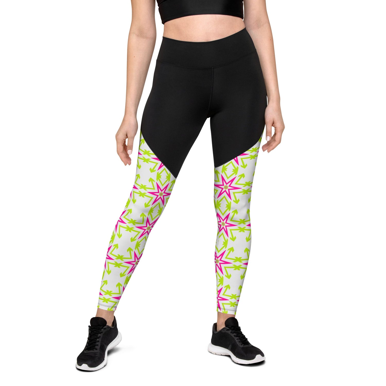 Fashionable Stars Sports Leggings | Fitness Goals | Comfy Yoga Wear - Dhalfashionistt