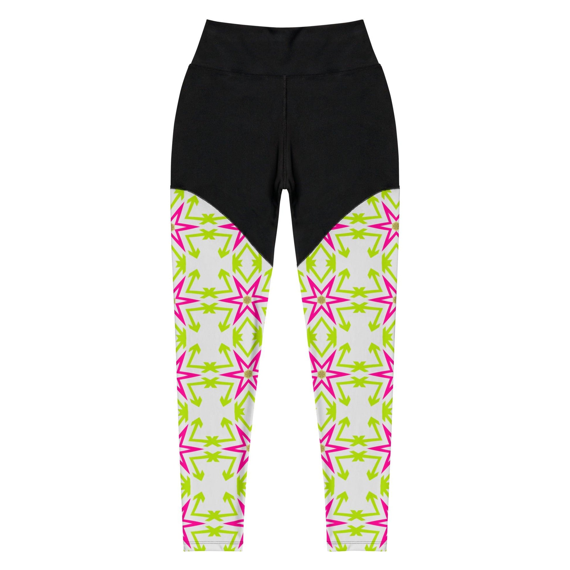 Fashionable Stars Sports Leggings | Fitness Goals | Comfy Yoga Wear - Dhalfashionistt