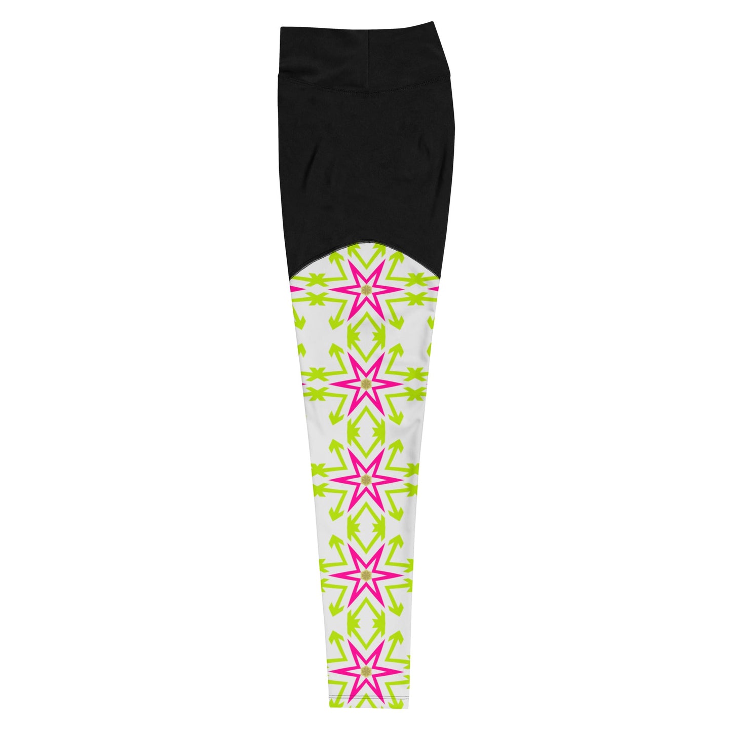 Fashionable Stars Sports Leggings | Fitness Goals | Comfy Yoga Wear - Dhalfashionistt