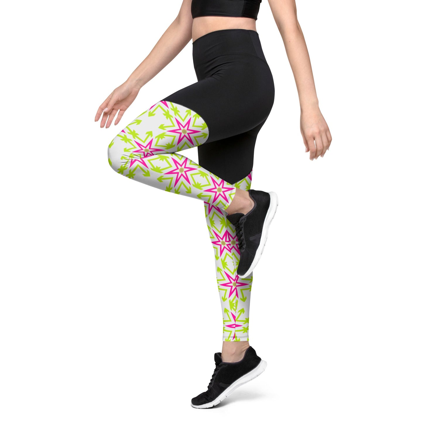 Fashionable Stars Sports Leggings | Fitness Goals | Comfy Yoga Wear - Dhalfashionistt