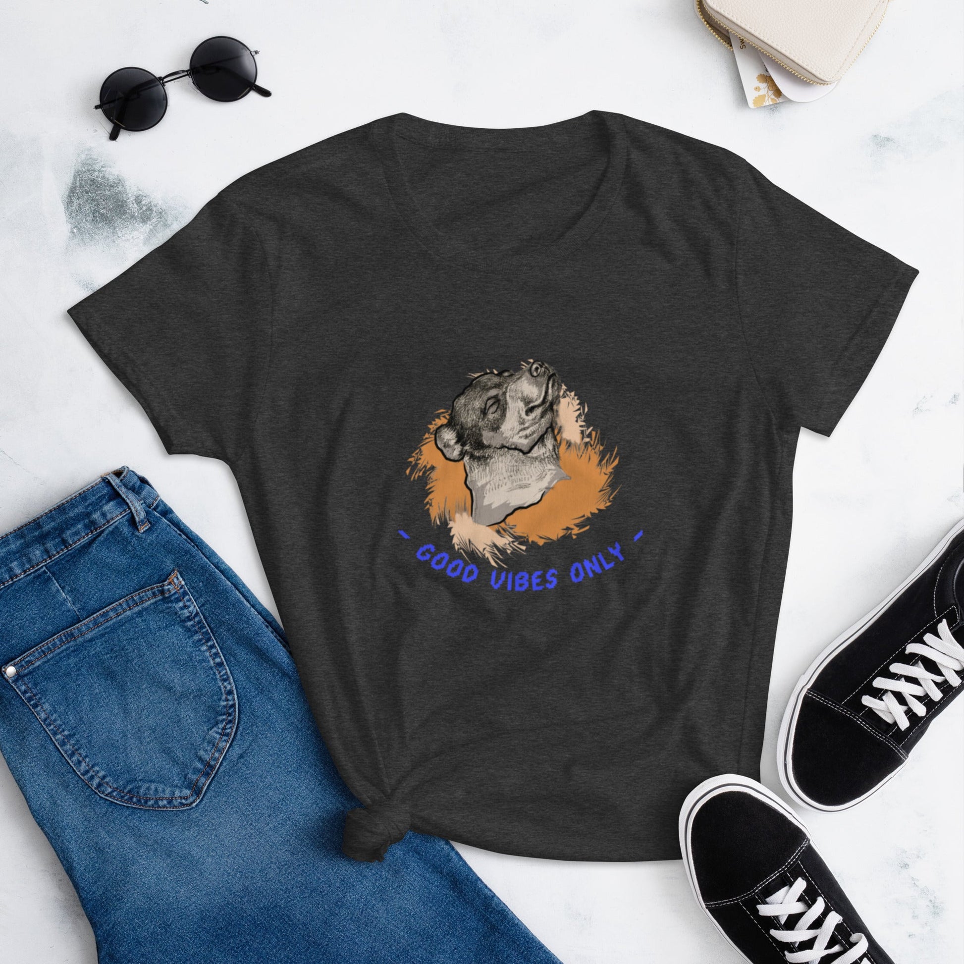Dhalfashionistt Gift for Her | Oversize Shirt | Graphic Tee | Motivational | Good Vibes Art Shirt Classic Fit Tee Comfort Colors Cotton T-Shirt Dog Mom Tee Funny Dog Gift for Her Good Vibes Shirt Graphic Tee Shirt Inspirational Quotes Motivational Shirt Only Good Vibes Oversize Shirt Positive Shirt Pre-Shrunk Premium Quality Self Motivational Women's Fashion Free Text