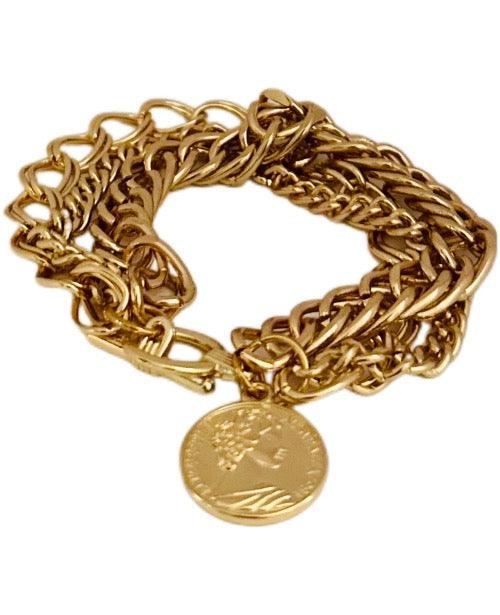 Gold Mixed Chain Bracelet | Fashion Jewelry Collection - Dhalfashionistt