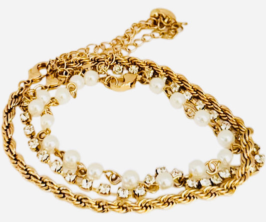 Gold Multi Chain Bracelet | Celebrity Fashion Trends - Dhalfashionistt