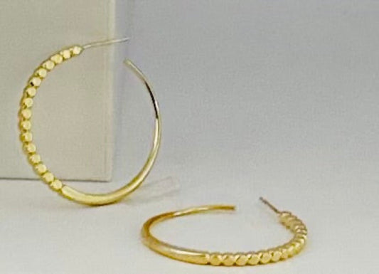 Gold Thin Twisted Hoops Earrings | Timeless Gold Jewelry - Dhalfashionistt