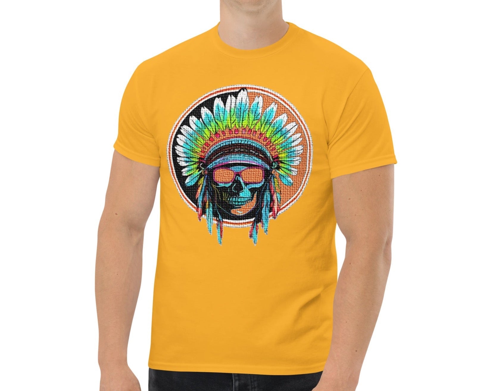 Dhalfashionistt Indian Head Shirt | Native American Art | Men's Oversize Tee American Culture American Culture Shirt Art Lovers. Art Shirt Comfort Colors Comfort Colors Shirt Cotton Tee Gift for Him Indian Head Shirt Layered Outfits Local Native Shirt Men's Clothing Native American Art Native Face Shirt Oversize Shirt Streetwear Structured Look Trendy Fashion Free Text