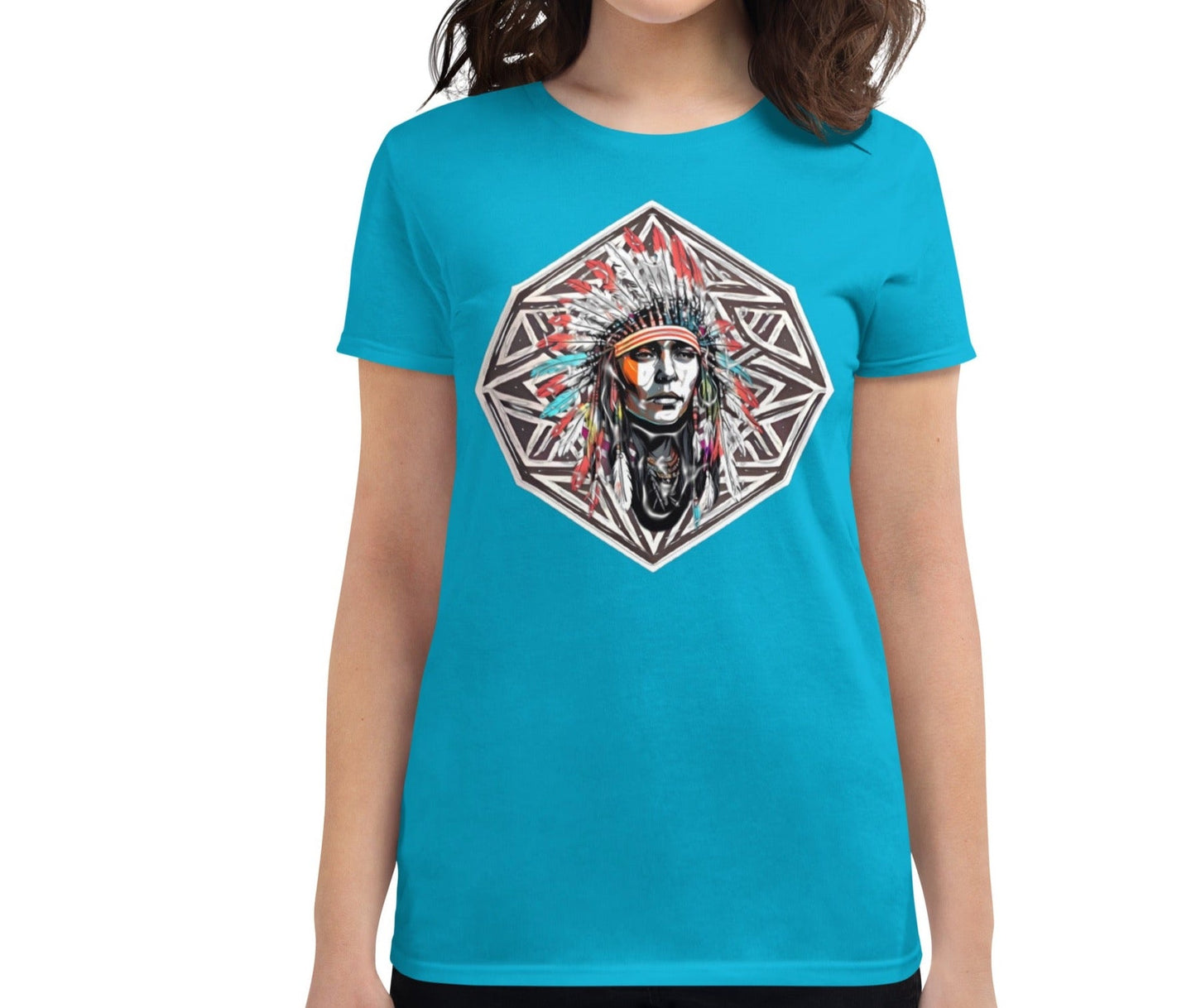 Dhalfashionistt Indigenous Shirt | Comfort Colors Tee | Gift for Her | Native Mom Gif 100% cotton tee Art shirt Classic fit shirt Comfort Colors tee Fashion apparel Feathers down Gift for her Indian head shirt Indigenous Day gift Indigenous shirt Local Native Local native apparel Local native shirt Native American Native American Art Native American clothing Native Face Native Face Shirt Native mom gift oversized shirt Women's clothing Free Text