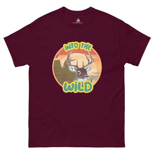 Dhalfashionistt Into the Wild Deer Lovers Shirt | National Park Graphic Tee 100% Cotton Shirt Camping Lovers Gift Comfort Colors Comfortable Fashion Deer Lovers Shirt Gift for Him Into the Wild Men's Classic Tee Men's Clothing National Park Graphic Tee Nature Escape Shirt Nature Inspired Shirt Nature Lovers Nature Quote Nature-Inspired Outdoor Adventure Oversize Shirt oversized shirt Trendy Streetwear Vacation Attire Wild Animal Shirt Free Text