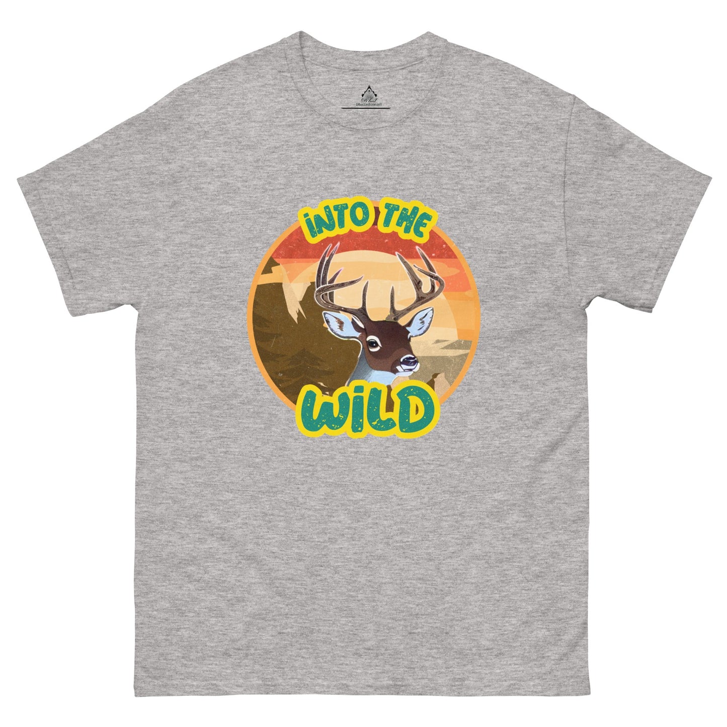 Dhalfashionistt Into the Wild Deer Lovers Shirt | National Park Graphic Tee 100% Cotton Shirt Camping Lovers Gift Comfort Colors Comfortable Fashion Deer Lovers Shirt Gift for Him Into the Wild Men's Classic Tee Men's Clothing National Park Graphic Tee Nature Escape Shirt Nature Inspired Shirt Nature Lovers Nature Quote Nature-Inspired Outdoor Adventure Oversize Shirt oversized shirt Trendy Streetwear Vacation Attire Wild Animal Shirt Free Text