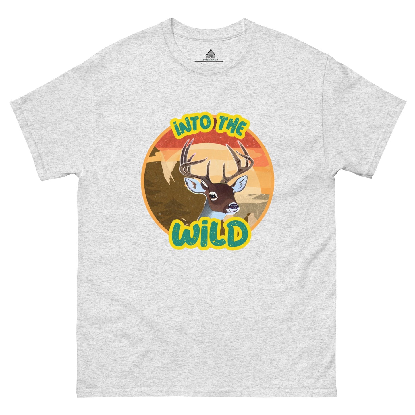 Dhalfashionistt Into the Wild Deer Lovers Shirt | National Park Graphic Tee 100% Cotton Shirt Camping Lovers Gift Comfort Colors Comfortable Fashion Deer Lovers Shirt Gift for Him Into the Wild Men's Classic Tee Men's Clothing National Park Graphic Tee Nature Escape Shirt Nature Inspired Shirt Nature Lovers Nature Quote Nature-Inspired Outdoor Adventure Oversize Shirt oversized shirt Trendy Streetwear Vacation Attire Wild Animal Shirt Free Text