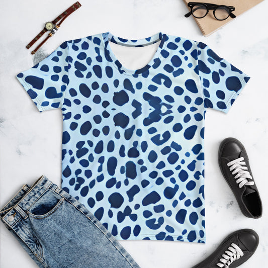 Dhalfashionistt Leopard  Print Oversized Shirt | Gift for Her | Nature-Inspired Fashion Animal Print Art Lovers Art Lovers Gift Art Lovers Shirt Art Quotes Art Quotes Shirt Art Shirt Blue and White Comfort Colors Comfort Colors Shirt Cotton Touch Polyester Fashionable Four-Way Stretch Gift for Fashion Lovers Gift for Her Leopard Print Nature-Inspired oversized shirt Premium Knit Mid-Weight Jersey Regular Fit Women's Clothing Free Text