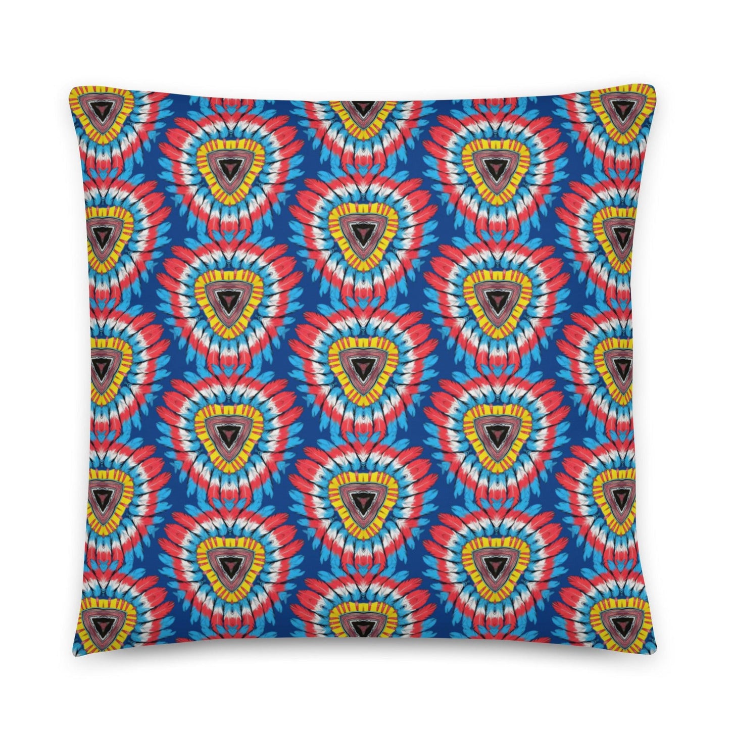 Local Native Feather Print Pillow | Contemporary Home Stylings - Dhalfashionistt