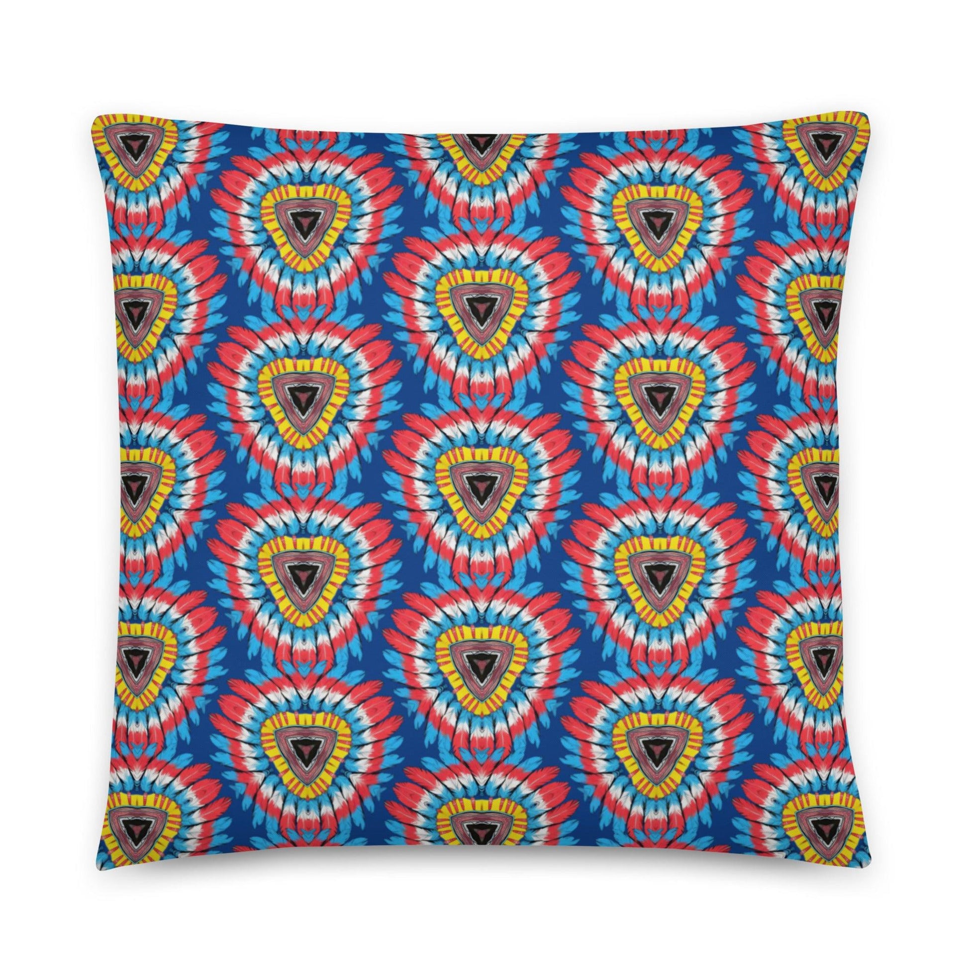 Local Native Feather Print Pillow | Contemporary Home Stylings - Dhalfashionistt