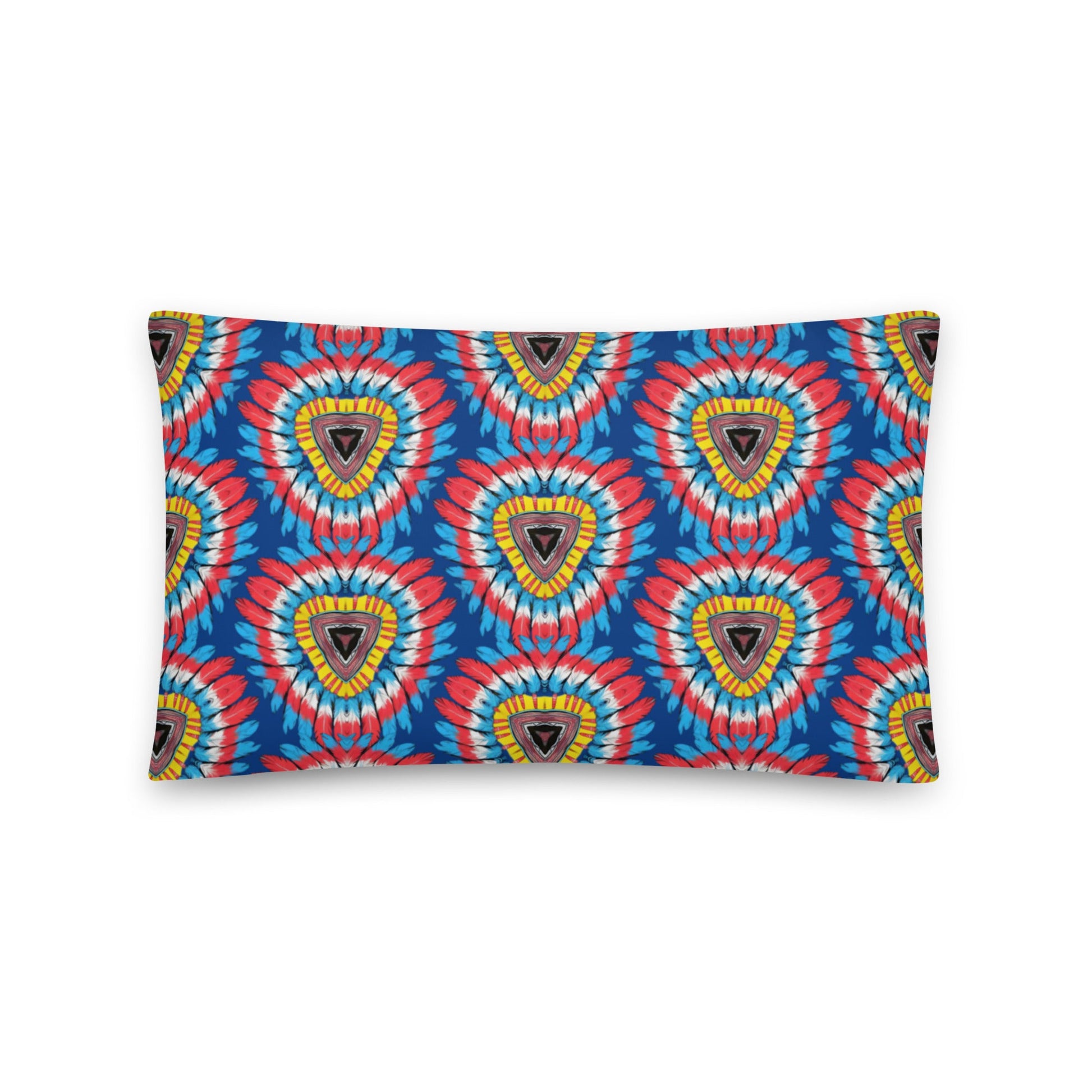 Local Native Feather Print Pillow | Contemporary Home Stylings - Dhalfashionistt