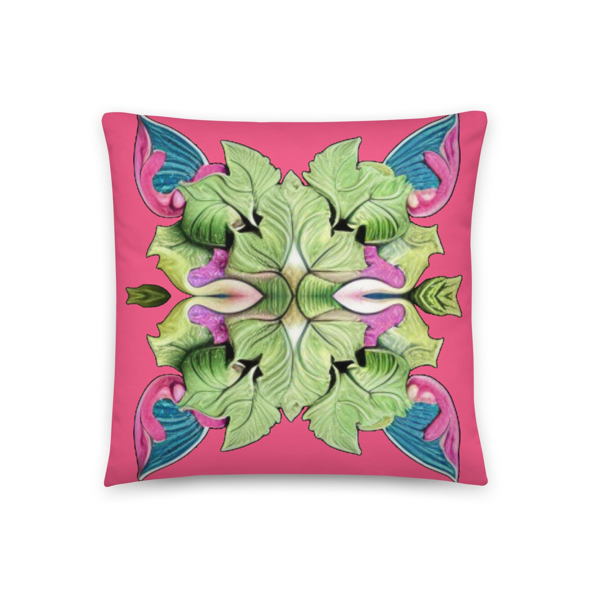 Magic Ornate Decorative Green Cat Pillow | Elegant Living Spaces - Dhalfashionistt