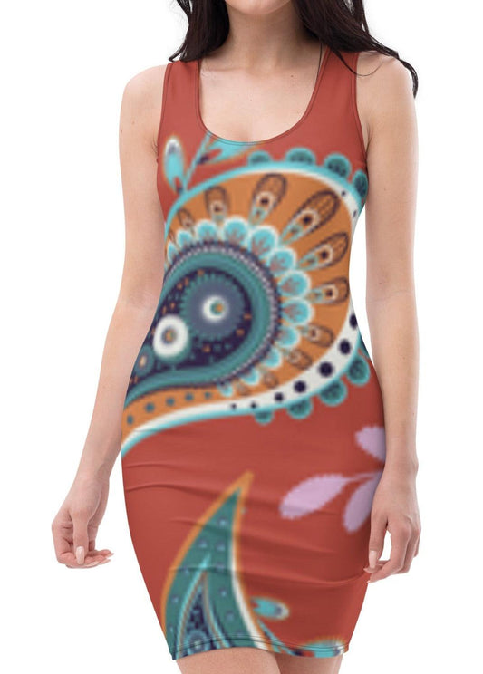 Dhalfashionistt Mandala Groovy Dress | Boho Style & Gift for Her - Dhalfashionistt All-over Printed Dress Bohemian Groovy Dress Bohemian Quote Dress Boho Dress Boho Style Comfortable Dress comforts colors Fitted Dress Gift for Her Dress Groovy Background Dress Mandala Groovy Dress Microfiber Yarn Dress Oversized Dress Free Text