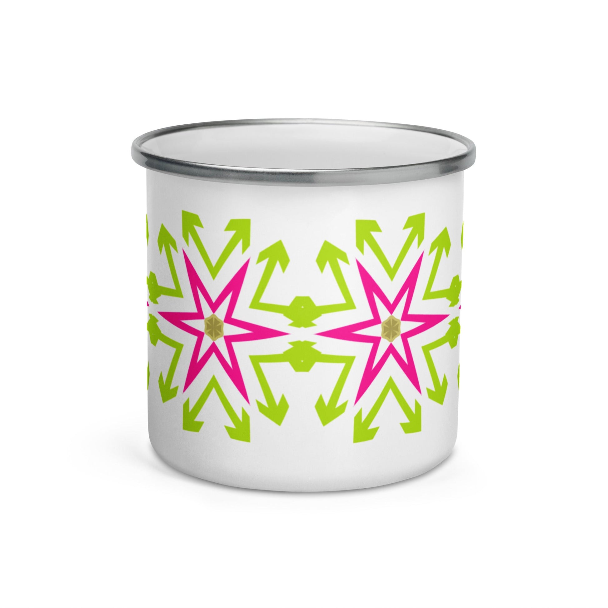 Modern Geometric Star Design Camp Mug | Home & Office Accessory | Unique Desi - Dhalfashionistt