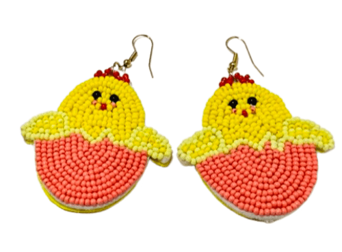 Multi Color Tropical Chicken Earrings | Gift for Her - Dhalfashionistt