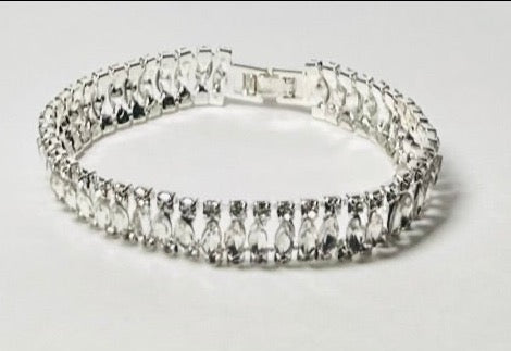 Multi Fine Diamond Bracelet | Designer Fashion Accessories - Dhalfashionistt