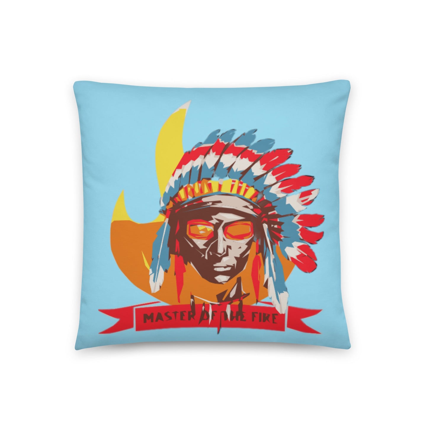 Native American Feathers Detail Pillow | Fashionable Home Decor - Dhalfashionistt