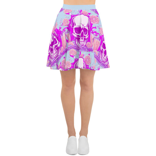 Dhalfashionistt Skull Skater Skirt | Gift for Her | Funny Skate Skirt  | Gift for Her Art Lovers Art Lovers Skirt Comfort Colors Comfy Skirt Elastic Waistband Fire Skeletons Flattering Silhouette Funny Skull Gift Art Lover Skirt Gift for Her Gift for Her Skirt Graphic Skirt Graphic Tee Graphic Tee Skirt oversized skirt Playful skull design Skull Art Skull Design Skull Face Skull Faces Skater Skirt Skull Faces Skirt Skull Roses Skirt Women's Clothing Free Text