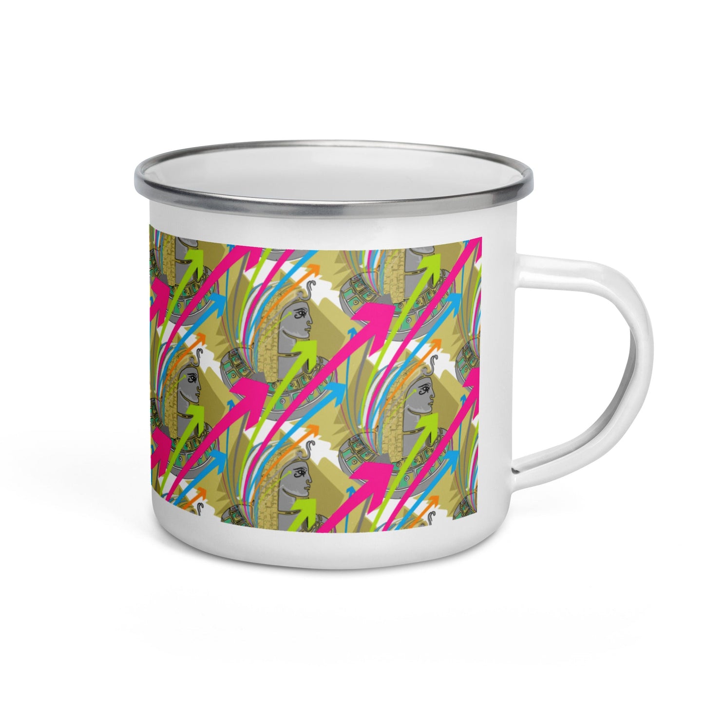 Stylish Egyptian Pyramid Camp Mug| Home & Office Accessory | Women Men Novelty - Dhalfashionistt