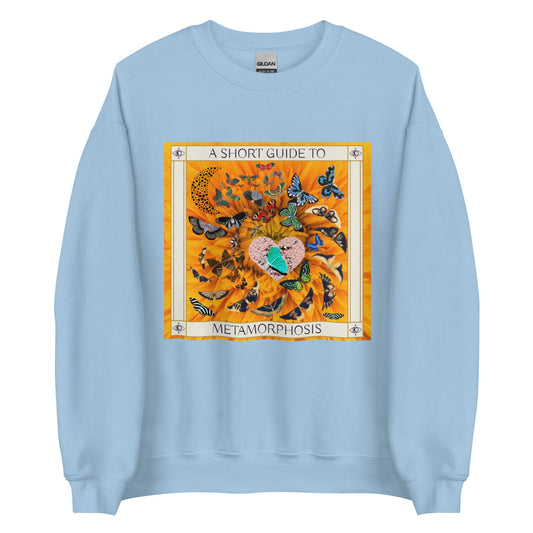 The Metamorphosis Guide : Beautiful Butterflies Unisex Sweatshirt | Oversized | Art Butterflies - Dhalfashionistt