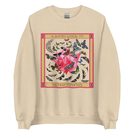 The Metamorphosis Guide : Dreamy Butterflies Unisex Sweatshirt | Oversized | Butterfly Lovers - Dhalfashionistt