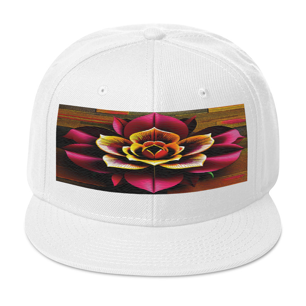 The Perfect Accessory: Realistic Flower Altarpiece Snapback Hat with High-Quality Floral Design - Dhalfashionistt