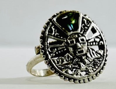 Unique Peruvian artisan God of the Sun - Incan Adjustable ring | Designer Fashion Accessories - Dhalfashionistt