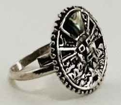 Unique Peruvian artisan God of the Sun - Incan Adjustable ring | Designer Fashion Accessories - Dhalfashionistt