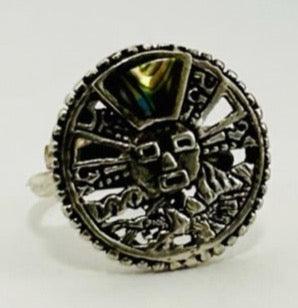 Unique Peruvian artisan God of the Sun - Incan Adjustable ring | Designer Fashion Accessories - Dhalfashionistt