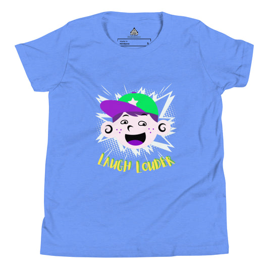 Laugh Louder Youth Short Sleeve T-Shirt at Dhalfadhionistt